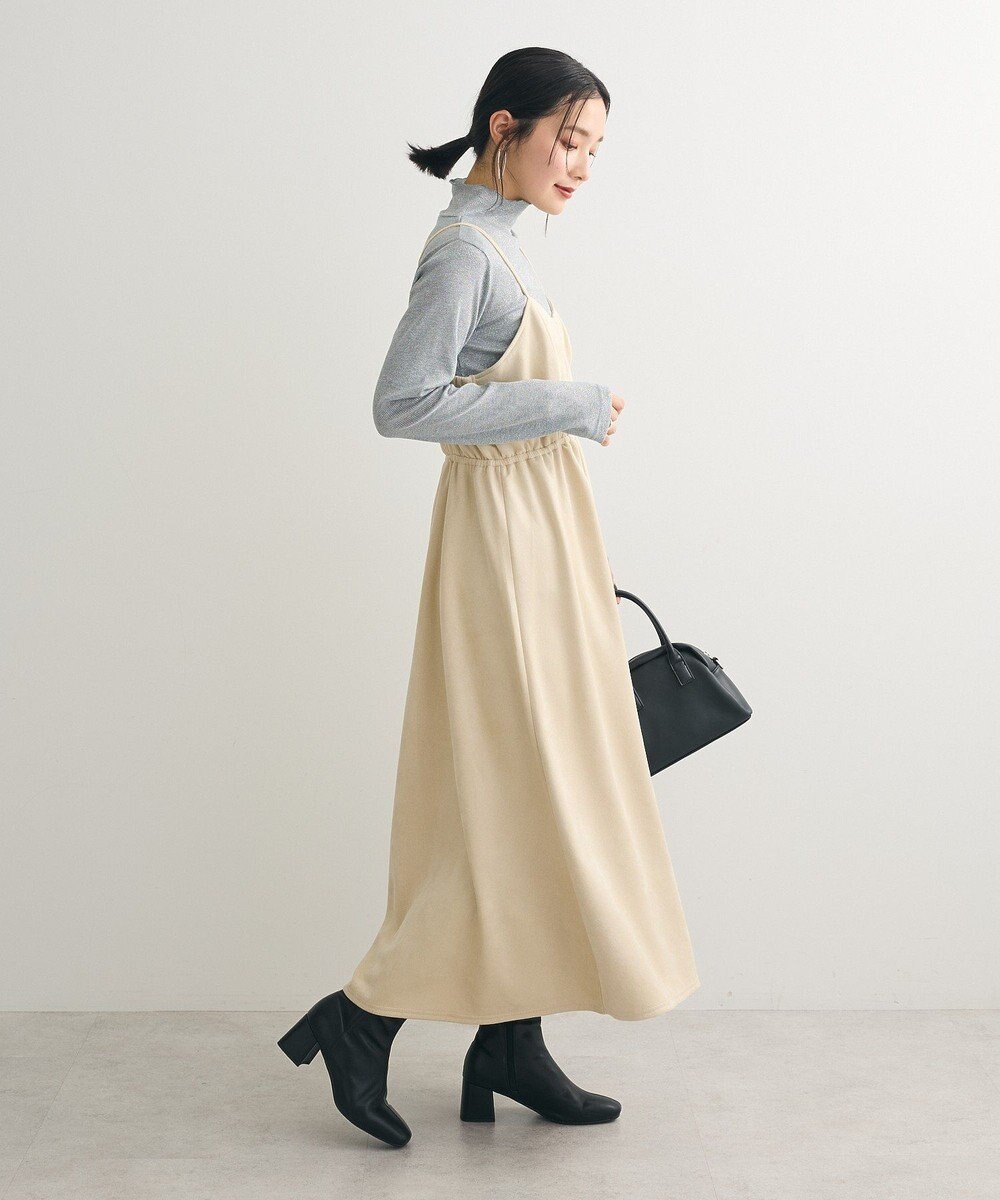 Green Parks ・ＳＵＧＡＲ　ＳＰＯＯＮ　スエードポンチキャミワンピ 