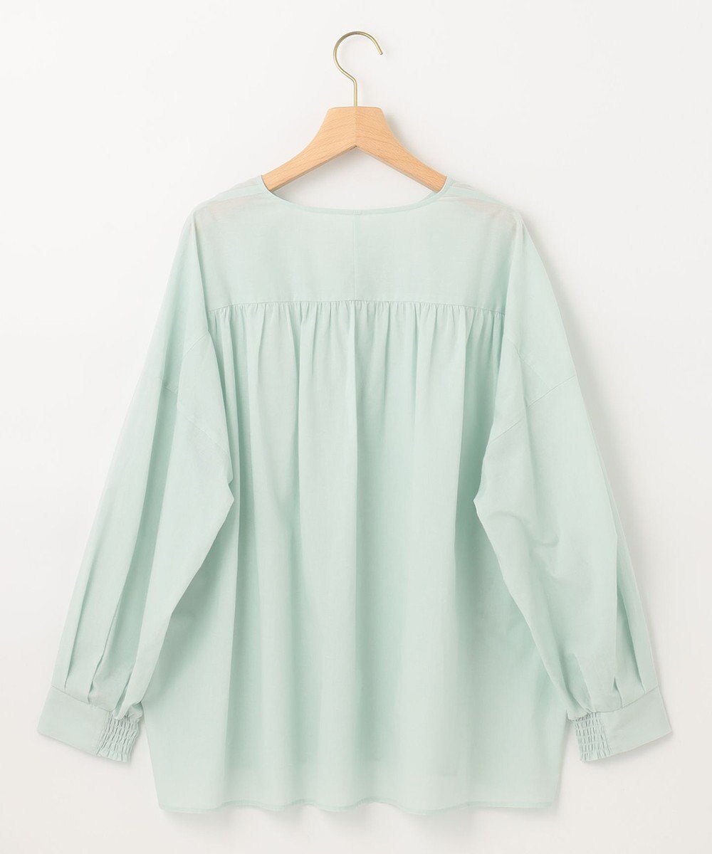 組曲 【洗える】ナチュラルローンスキッパー ブラウス 