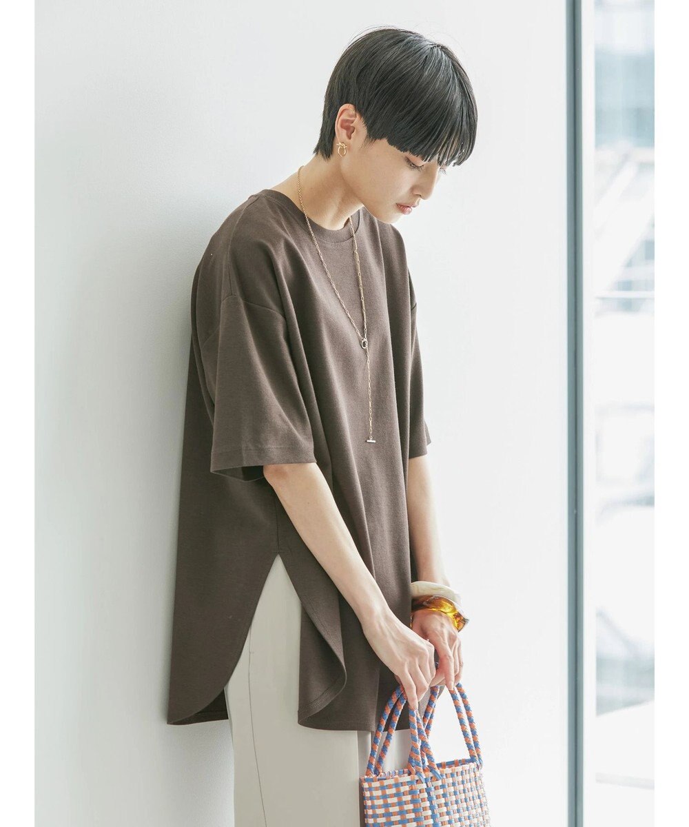 AMERICAN HOLIC 抗菌防臭　Ｄａｉｌｙ！　裾ラウンドカットチュニック1 