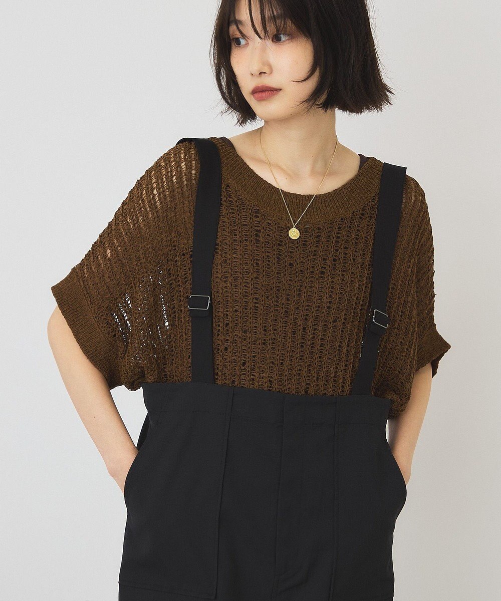 AMERICAN HOLIC 透かし畦ルーズニット 