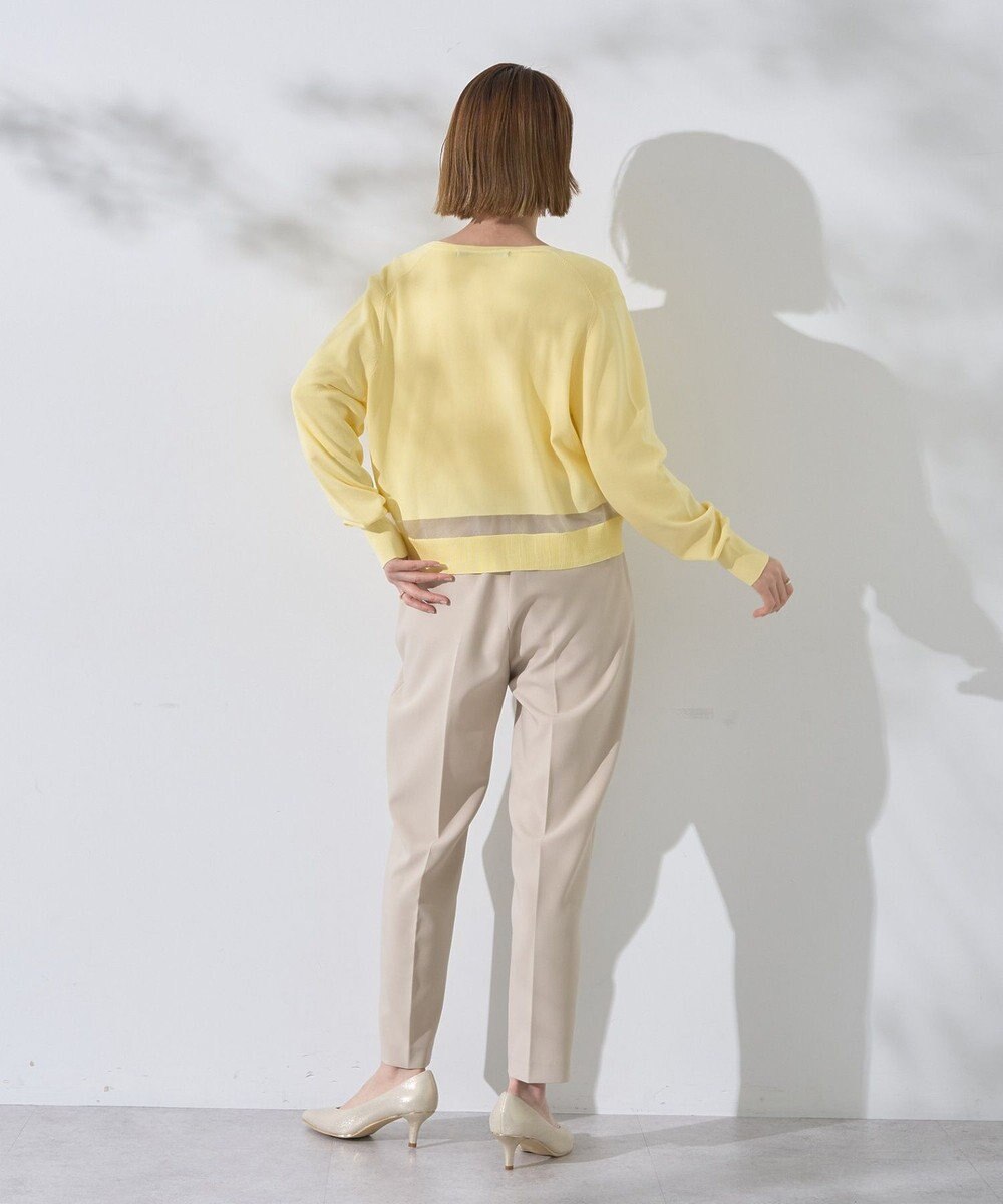 YECCA VECCA ストレッチピンタックパンツ 