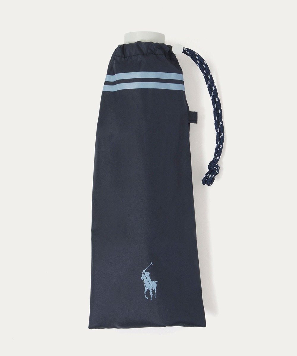 MOONBAT 【 遮光率100％/遮熱/UV/軽量】POLO RALPH LAUREN（ポロ ラルフローレン）晴雨兼用日傘 ワンポイント ポロポニー バイカラー  折りたたみ傘 