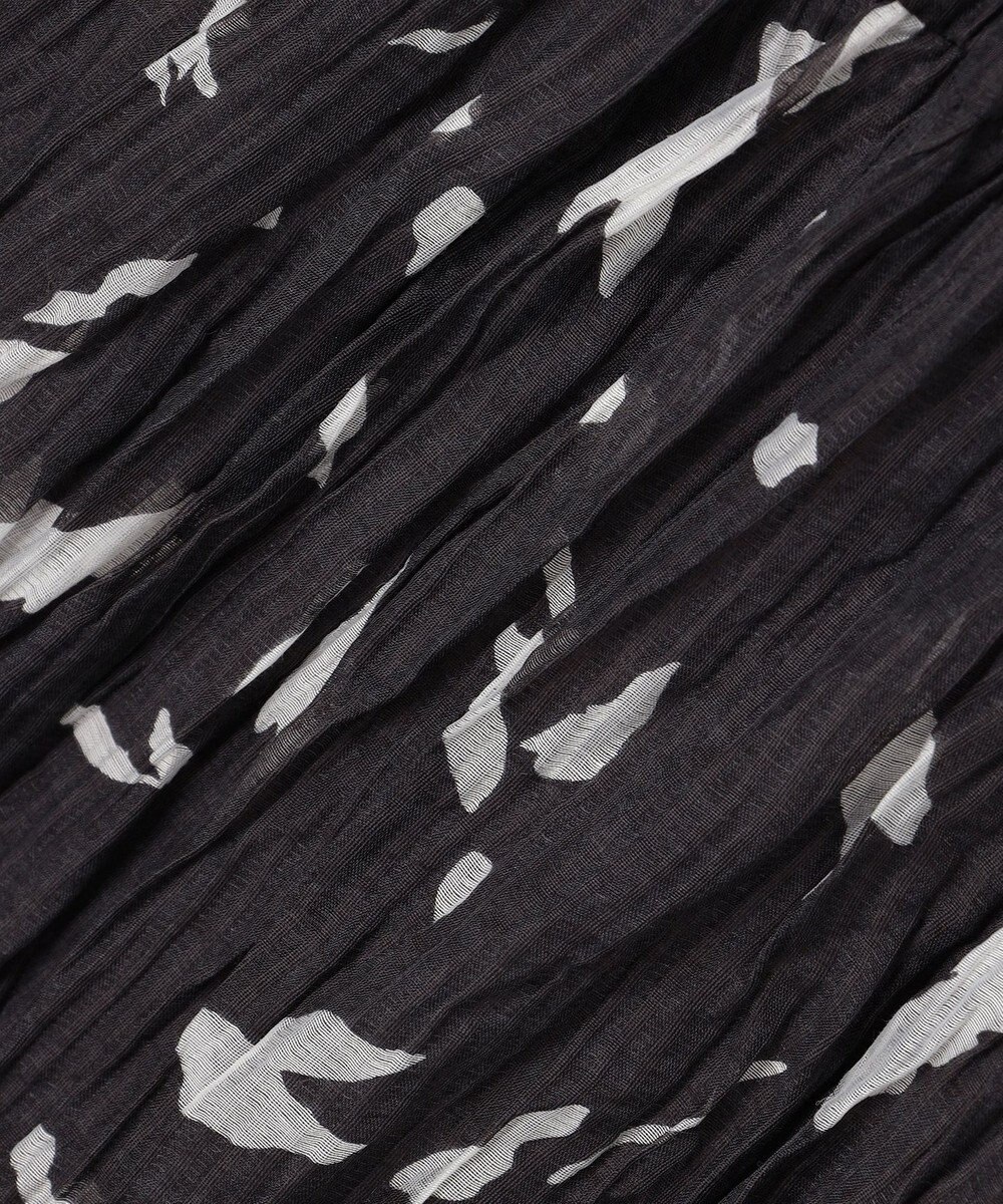 ANY アートドットプリントスカート 