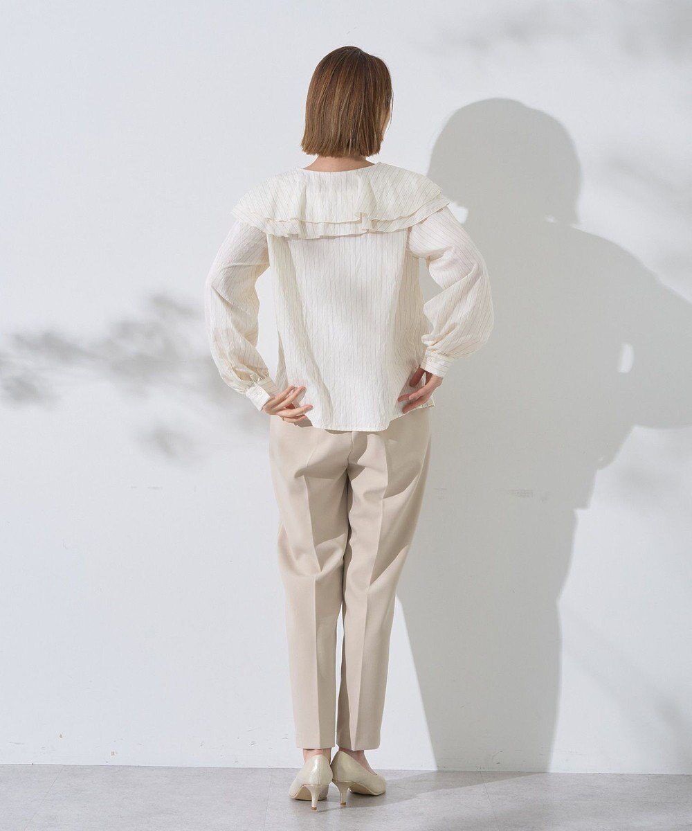 YECCA VECCA ストレッチピンタックパンツ 