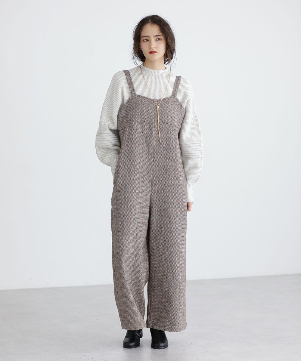 Green Parks ■ＥＳＣＡＲ　ポップコーンツイードオールインワン 