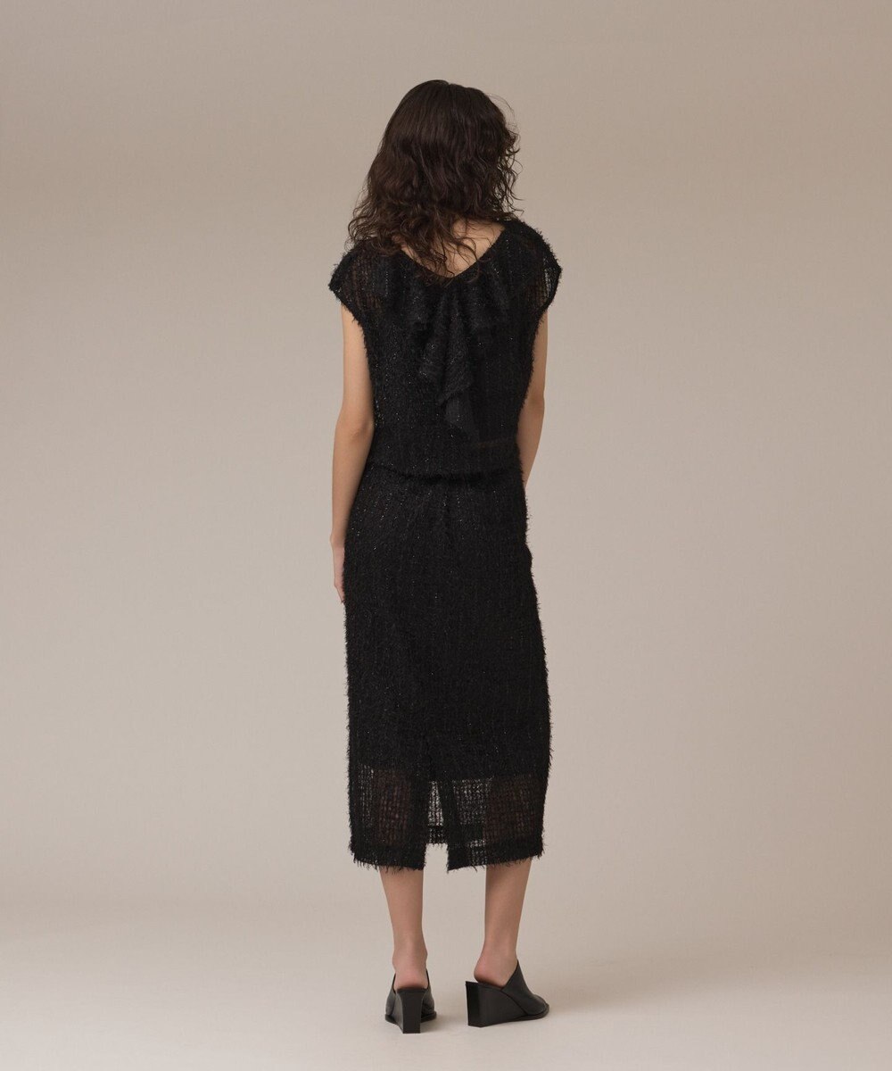 GRACE CONTINENTAL バックフレアチュールトップ 