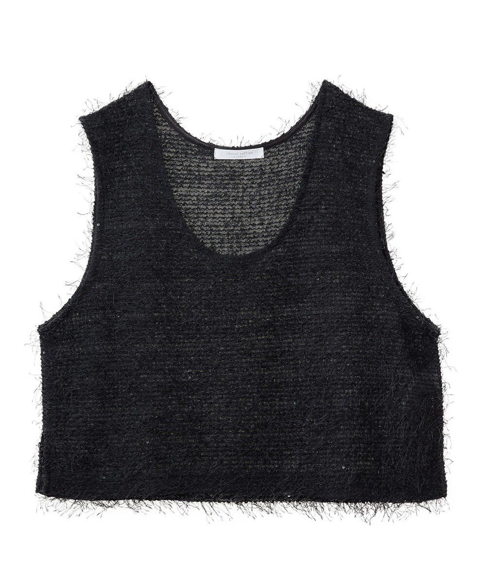 Green Parks フェザーヤーンショートベスト 