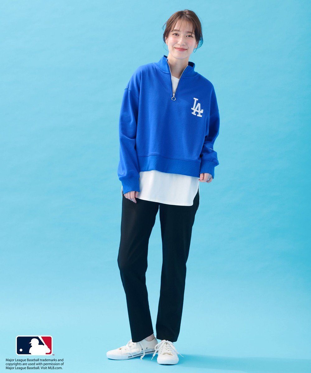 ANY L 【洗濯機可/UVケア】MLB/メジャーリーグベースボール ジップスウェット 