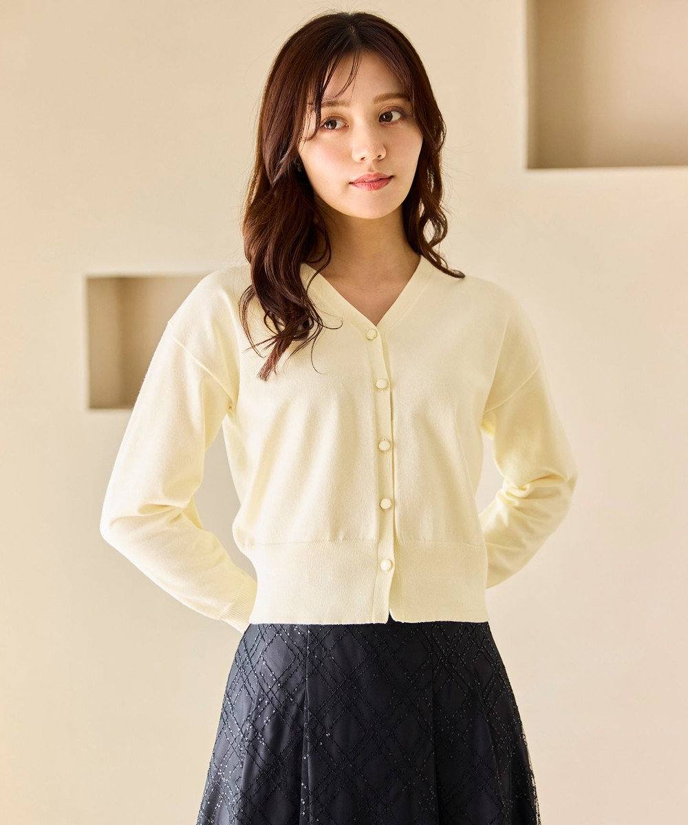 Feroux 【先行予約】美シルエット ニット カーディガン 