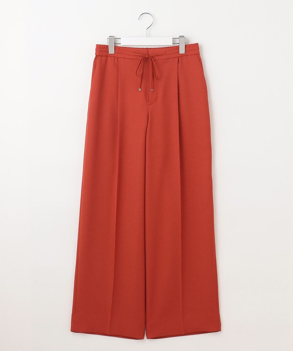 自由区 【洗える】ツイステッドダブルクロスワイドストレート パンツ 