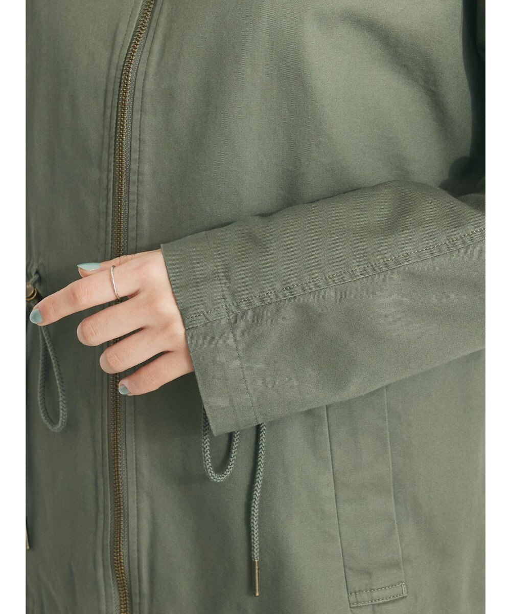 CRAFT STANDARD BOUTIQUE コットンギャバジンノーカラーＺＩＰブルゾン 