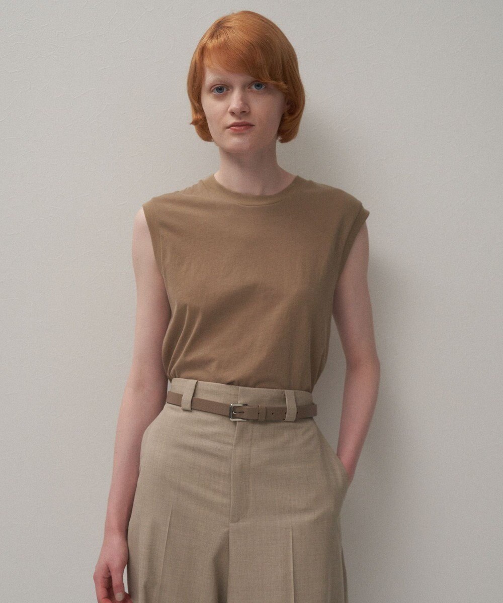 ATON FRESCA NUBUCK | レギュラーフィットタンクトップ 