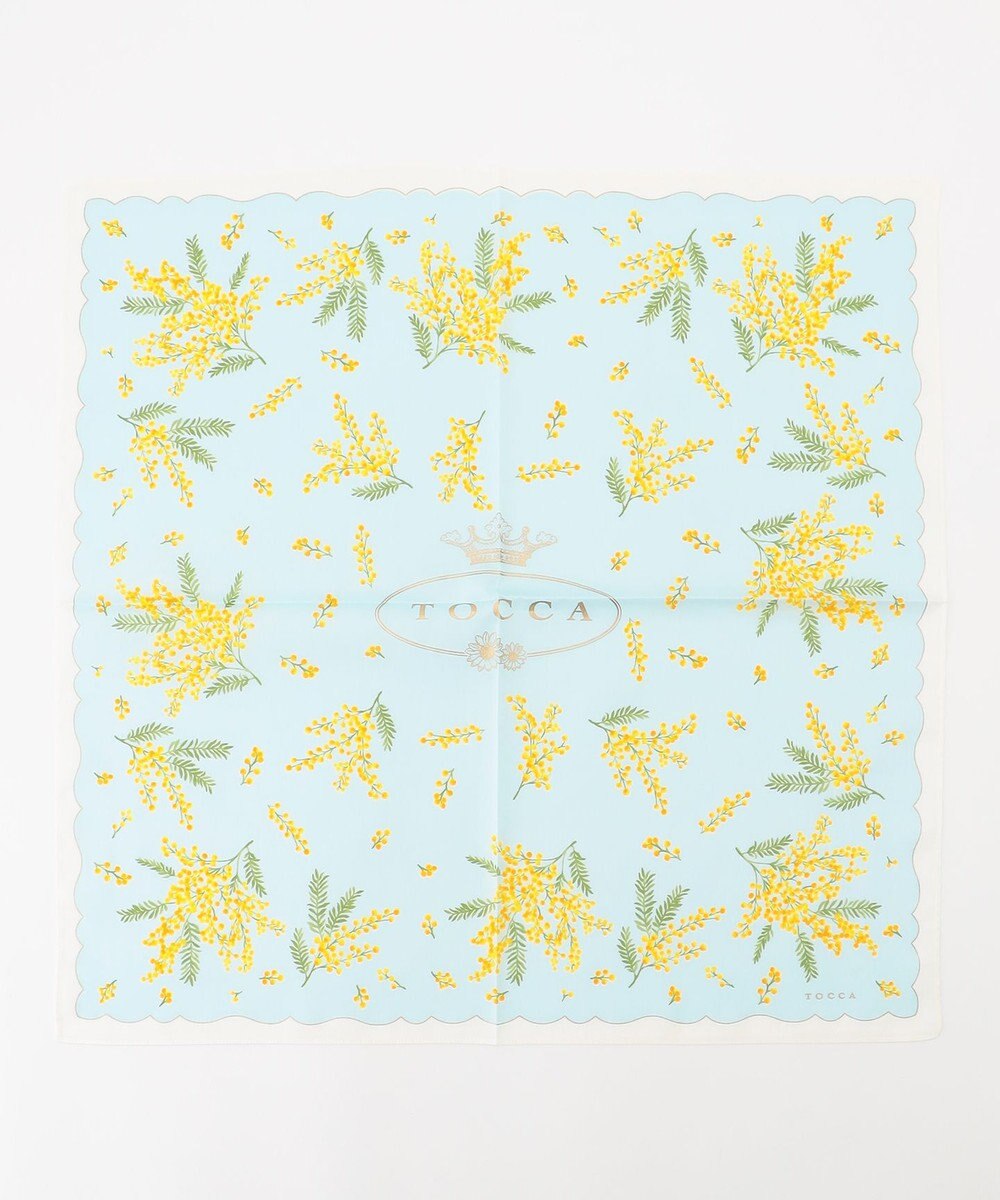 TOCCA HAPPY YELLOW FLOWER HANDKERCHIEF ハンカチ 