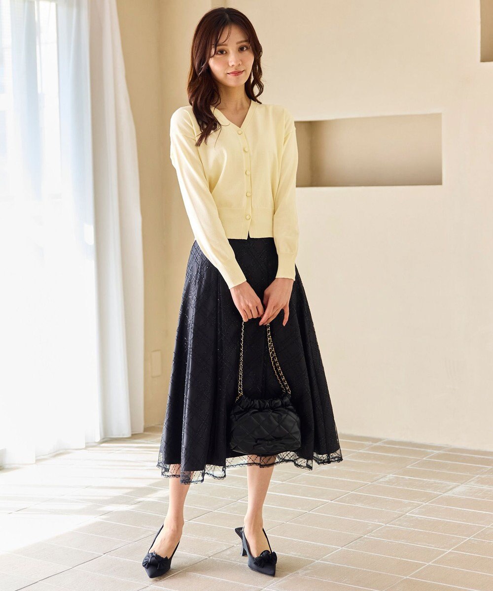 Feroux 【先行予約】美シルエット ニット カーディガン 