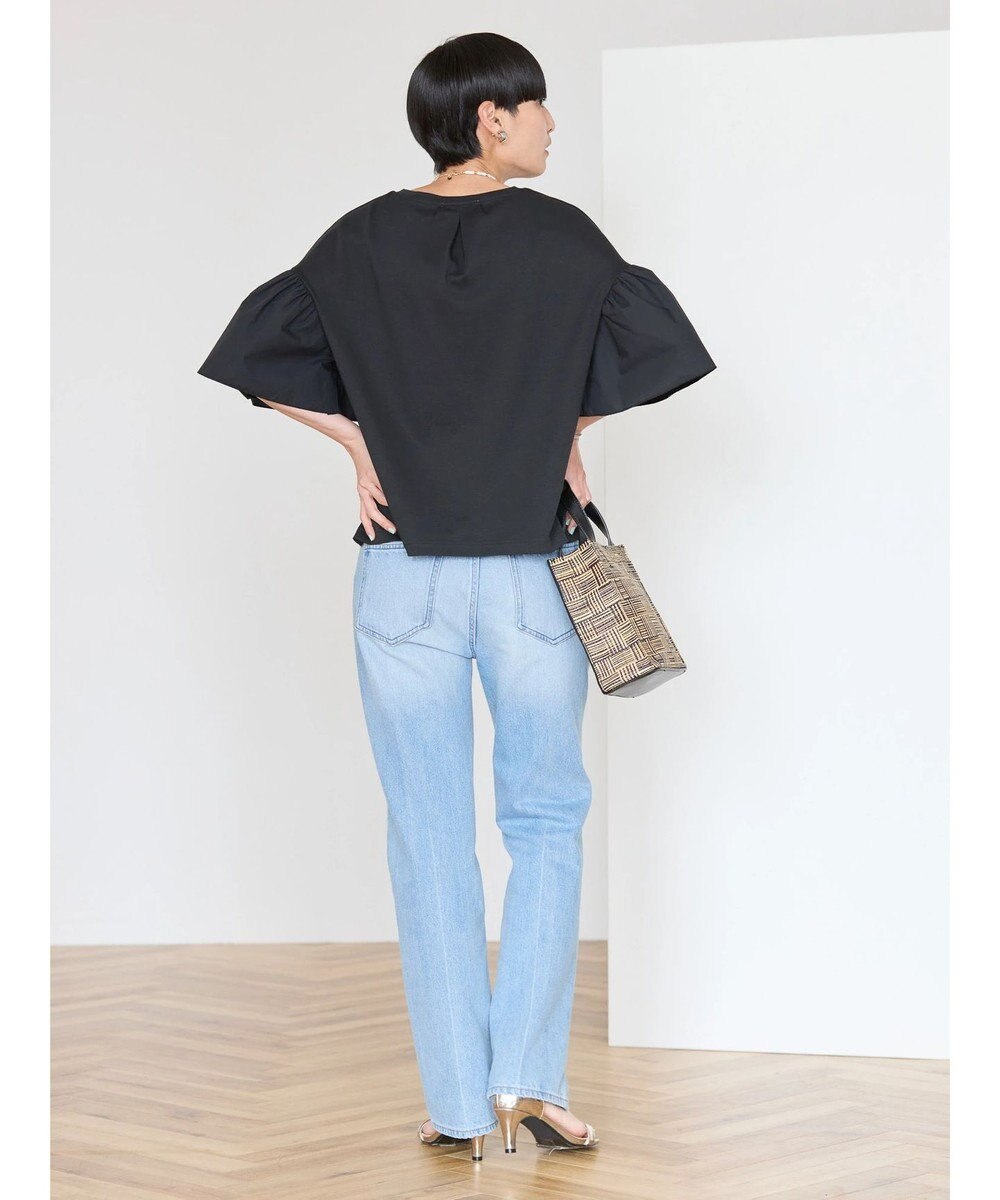 AMERICAN HOLIC 袖フレア５分袖カットプルオーバー 