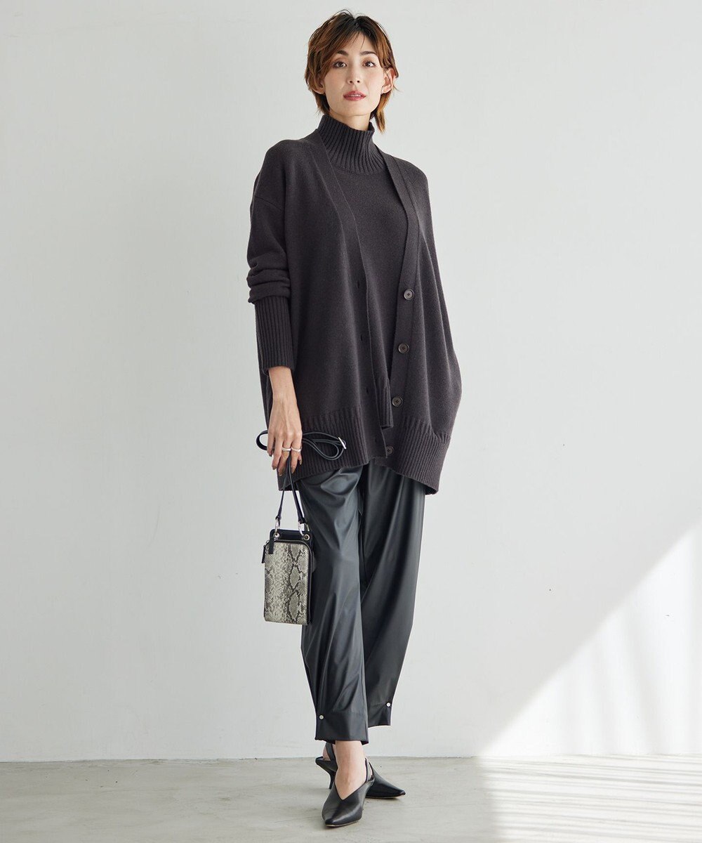 ICB 【新色追加・WEB限定カラーあり】 ソフトカシミヤミックス ハイネックニット 