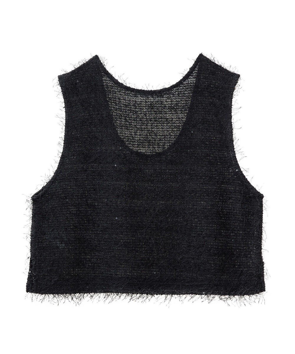 Green Parks フェザーヤーンショートベスト 