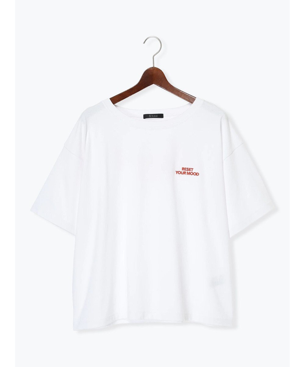 Te chichi 胸刺繍&バックプリントBIGTシャツ 