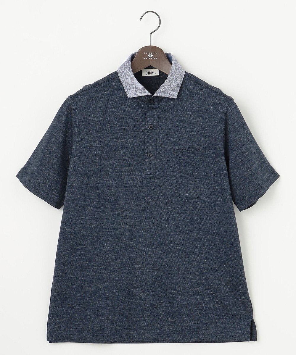 JOSEPH ABBOUD 【リネン素材/吸水速乾/日本素材】リネンハニカム ダディ ポロシャツ 