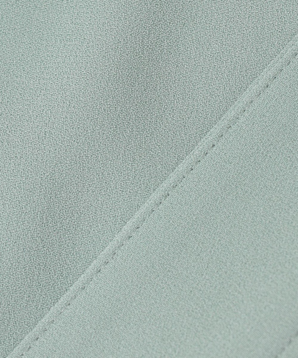 自由区 【セットアップ対応・洗える】トリアセジョーゼット ブルゾン 