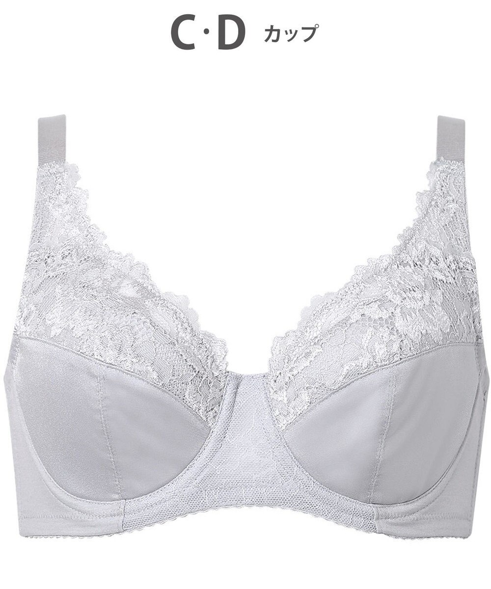Wing ブラジャー バストをしっかり包みこむ 背中の段差を軽減 綿混(カップ肌側) フルカップブラ KB2115 ウイング／ワコール 