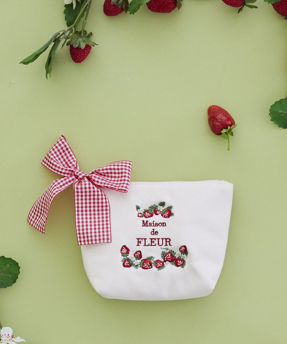 Maison de FLEUR いちごポーチ 