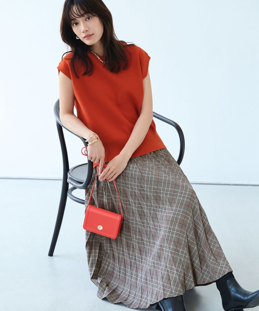 ANY フレンチスリーブニット 