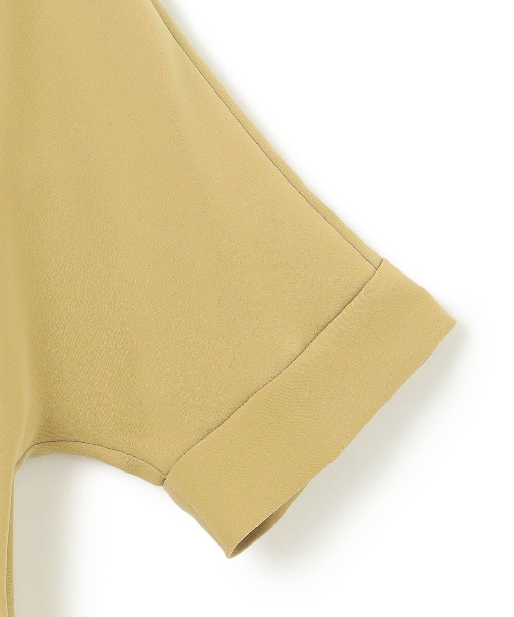 ICB L 【洗える】ライトダブルクロス クロップドシャツ 