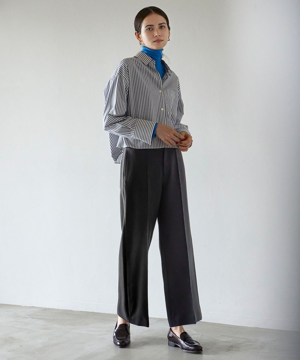 UNFILO イージーケア ワイドパンツ 