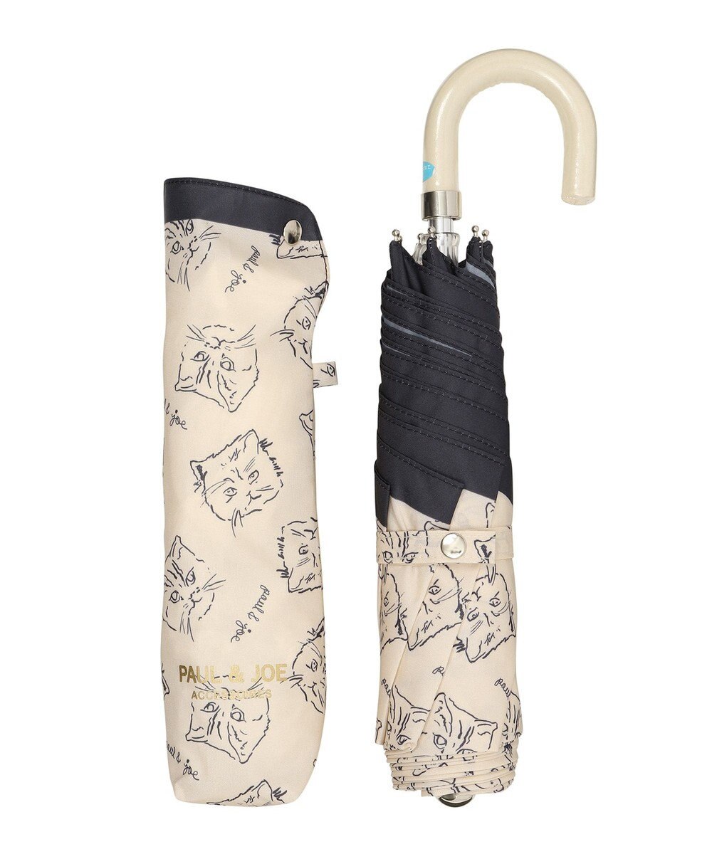 MOONBAT PAUL&JOE ACCESSOIRES(ポール＆ジョー アクセソワ) 折りたたみ傘 ドローイングヌネット＆ジプシー 