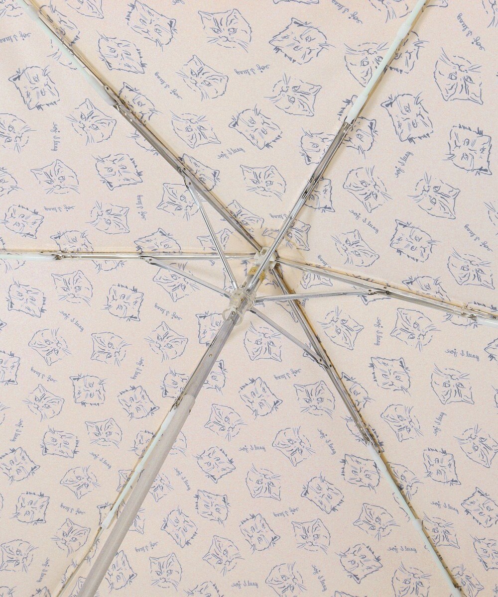 MOONBAT PAUL&JOE ACCESSOIRES(ポール＆ジョー アクセソワ) 折りたたみ傘 ドローイングヌネット＆ジプシー 