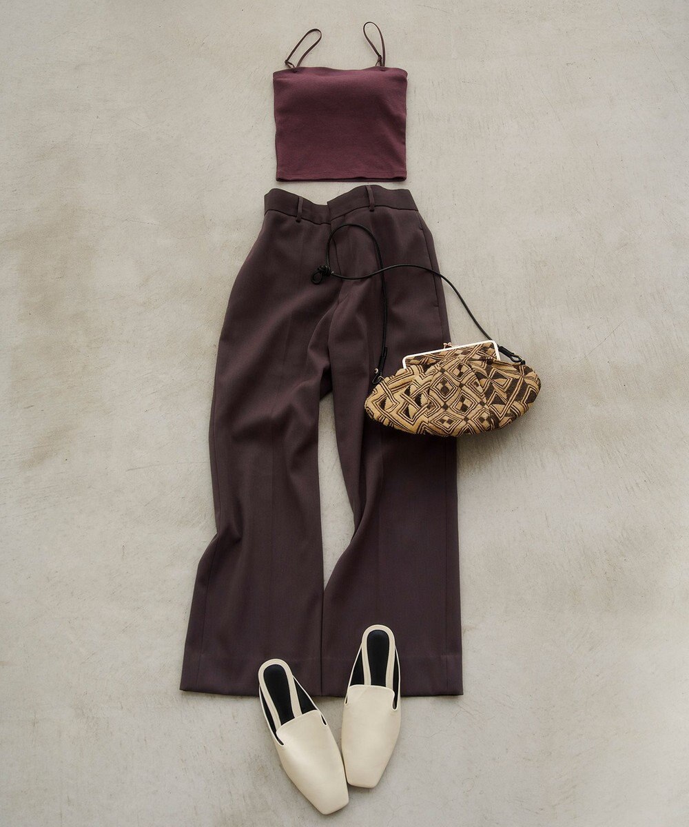 AMPHI カップ付きインナー 【ブラトップ】 ストラップ取り外し可 上向きで立体的なバストシルエット しめつけ感が少ない 脇スッキリ JWG102 アンフィ／ワコール 