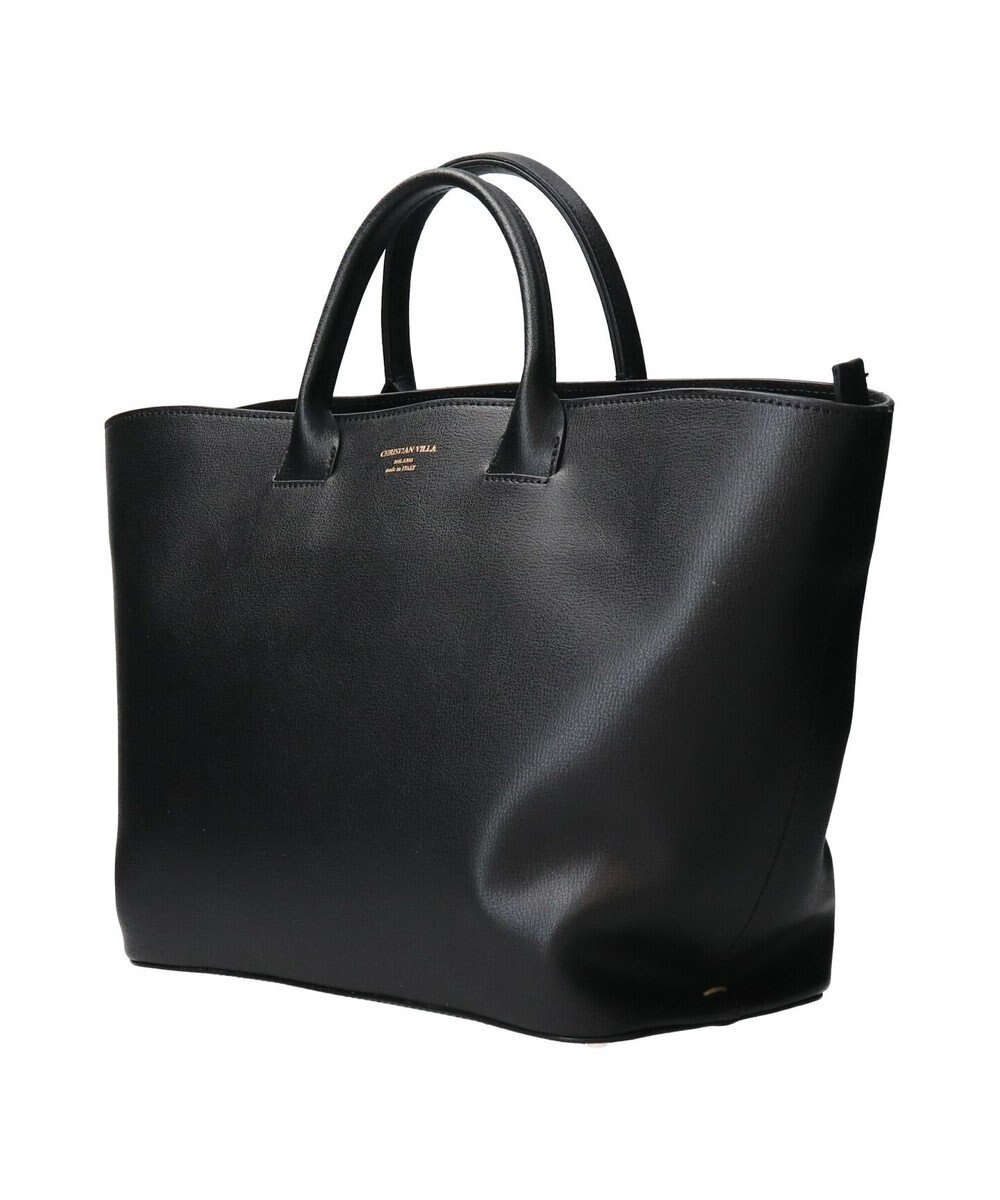 INTER-CHAUSSURES 【CHRISTIAN VILLA】ラージサイズレザーハンドバッグ 