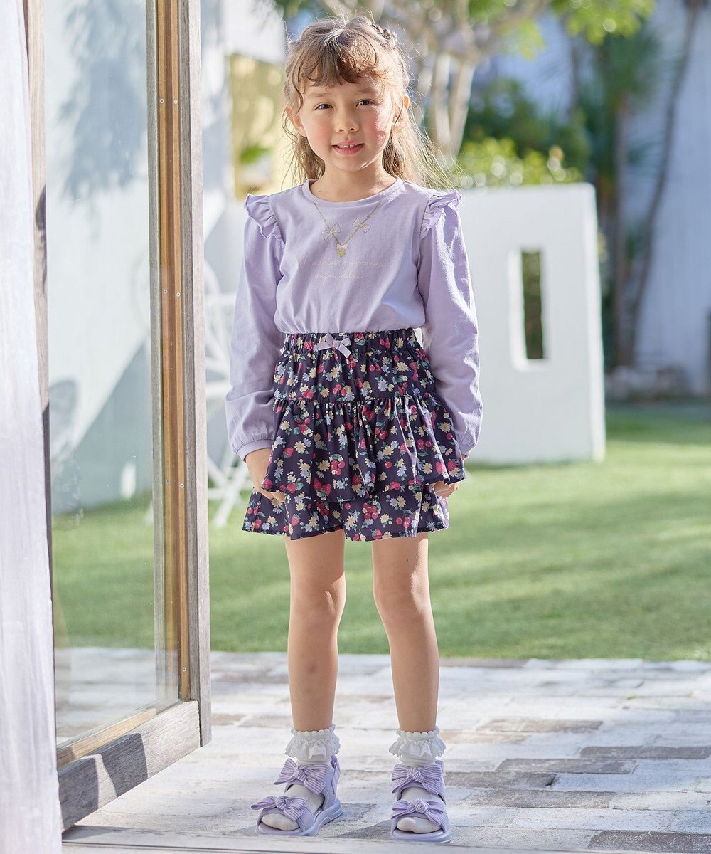 ANY KIDS 【チェリーベリーシリーズ】フルーツ フリル キュロット 