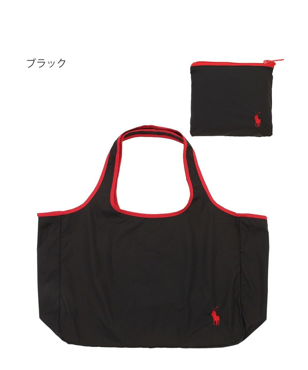 MOONBAT POLO RALPH LAUREN ポロポニー 刺繍 ポーチ付きレインバック 