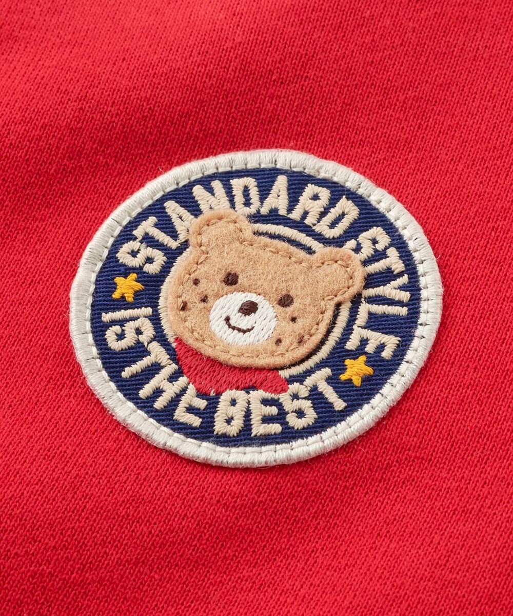 MIKI HOUSE HOT BISCUITS 【80-120cm】 立体ロゴ×キャラクタートレーナー 