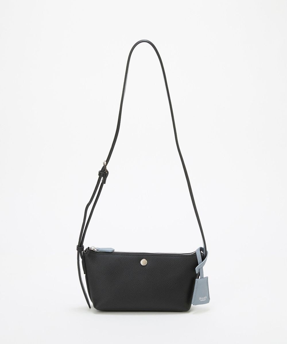 TOPKAPI 【Breath TOPKAPI】DUAL デュアル シュリンクレザー バイカラー ミニ ショルダーバッグ チャーム付き 