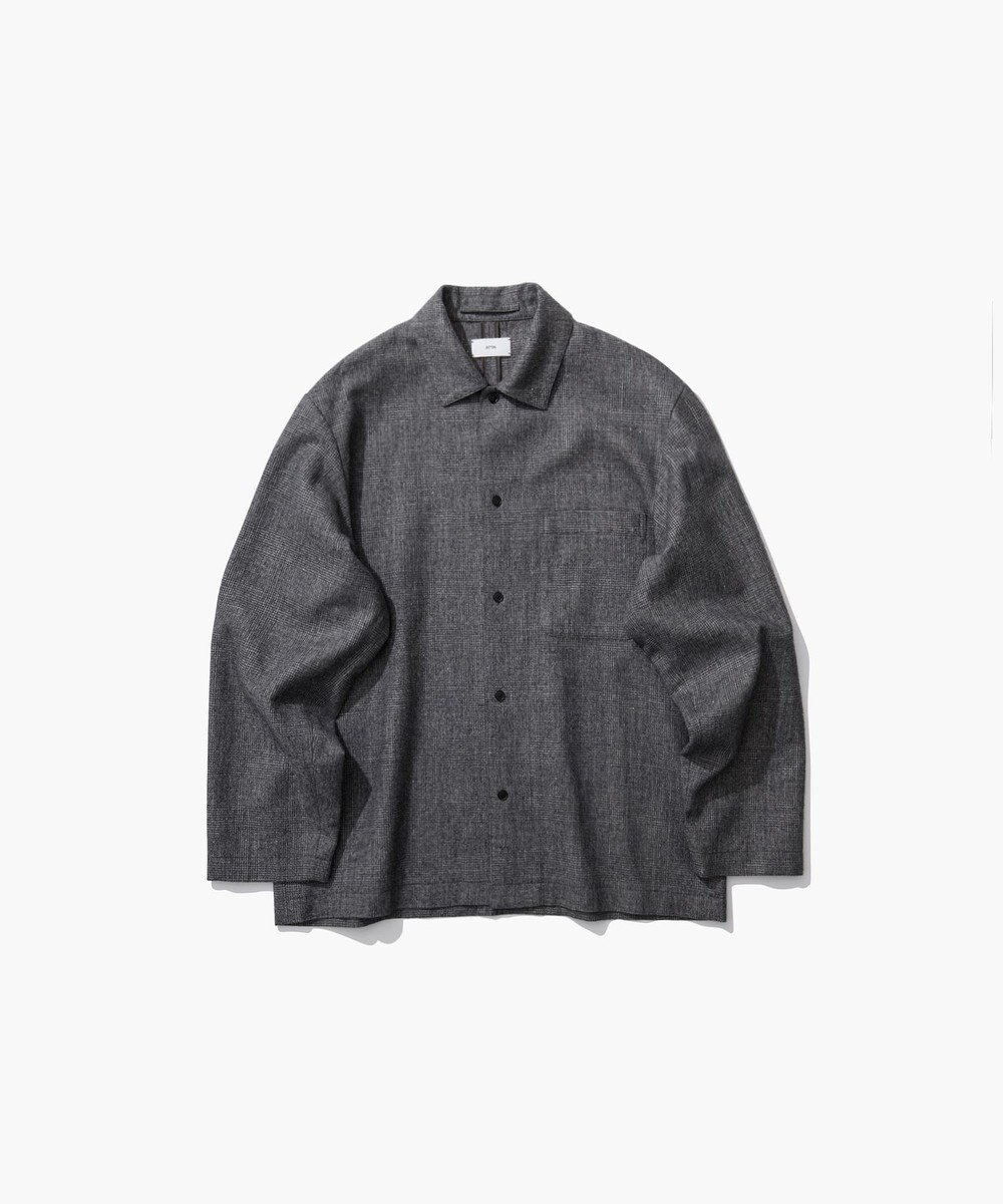 ATON LINEN WOOL TWILL | シャツジャケット - UNISEX 