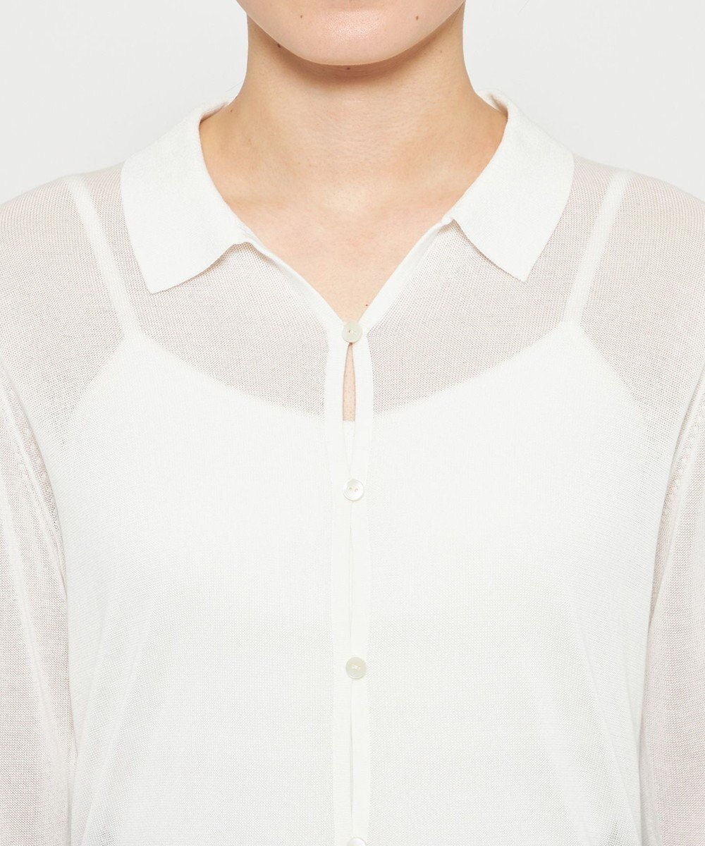 uncrave シアーコットン ポロニット 