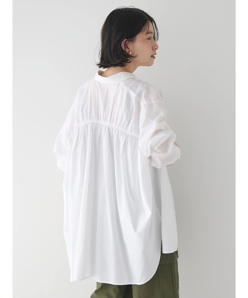 AMERICAN HOLIC 接触冷感バックギャザーシャツ 