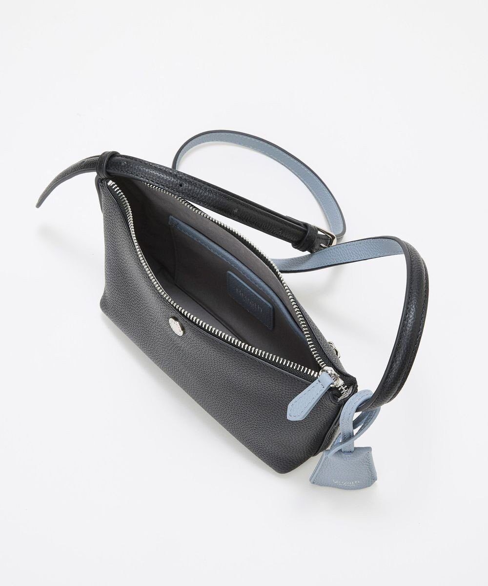 TOPKAPI 【Breath TOPKAPI】DUAL デュアル シュリンクレザー バイカラー ミニ ショルダーバッグ チャーム付き 