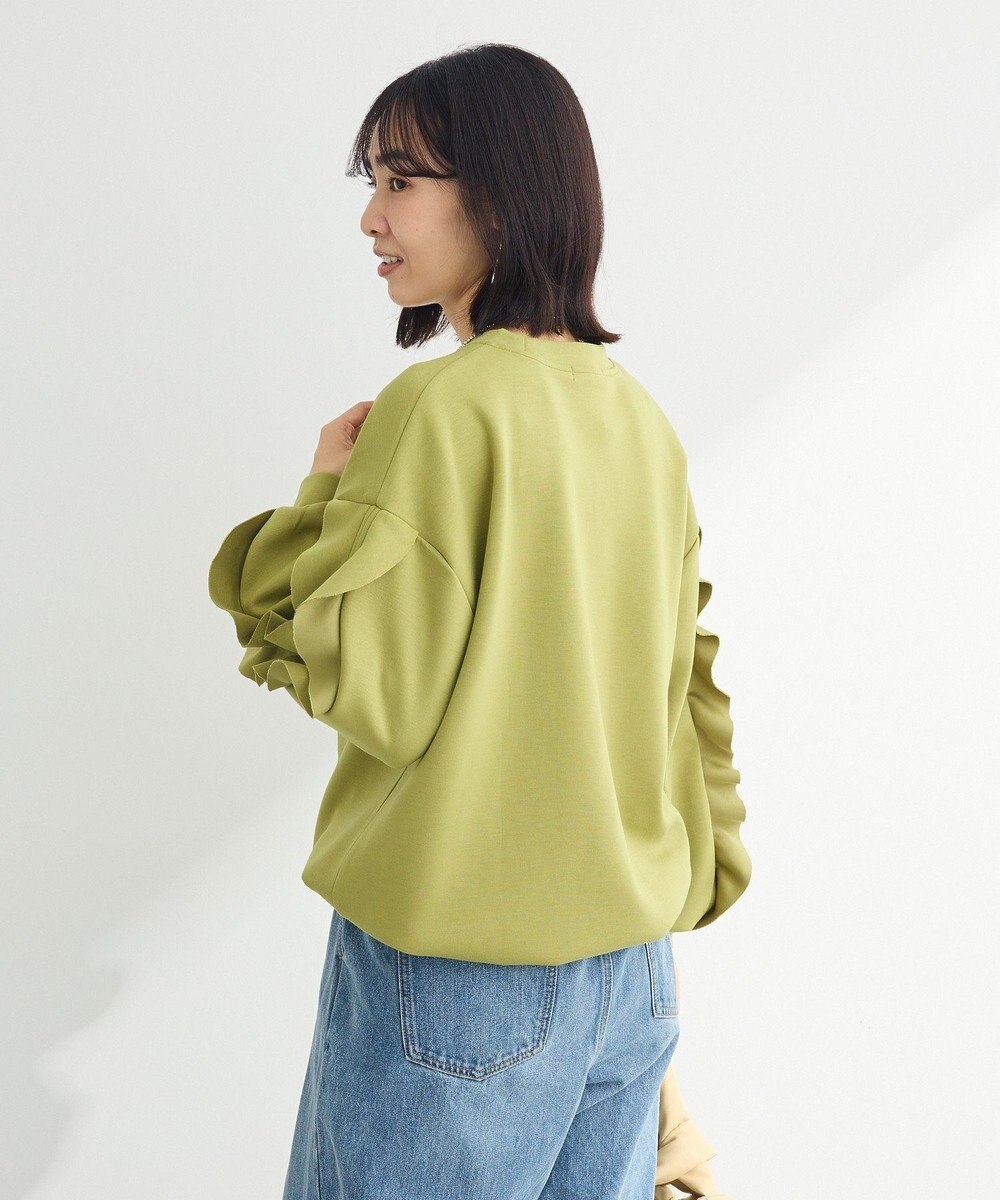 Green Parks ・ｓｗｉｎｇ　ｂｙ　フリルスリーブプルオーバー 