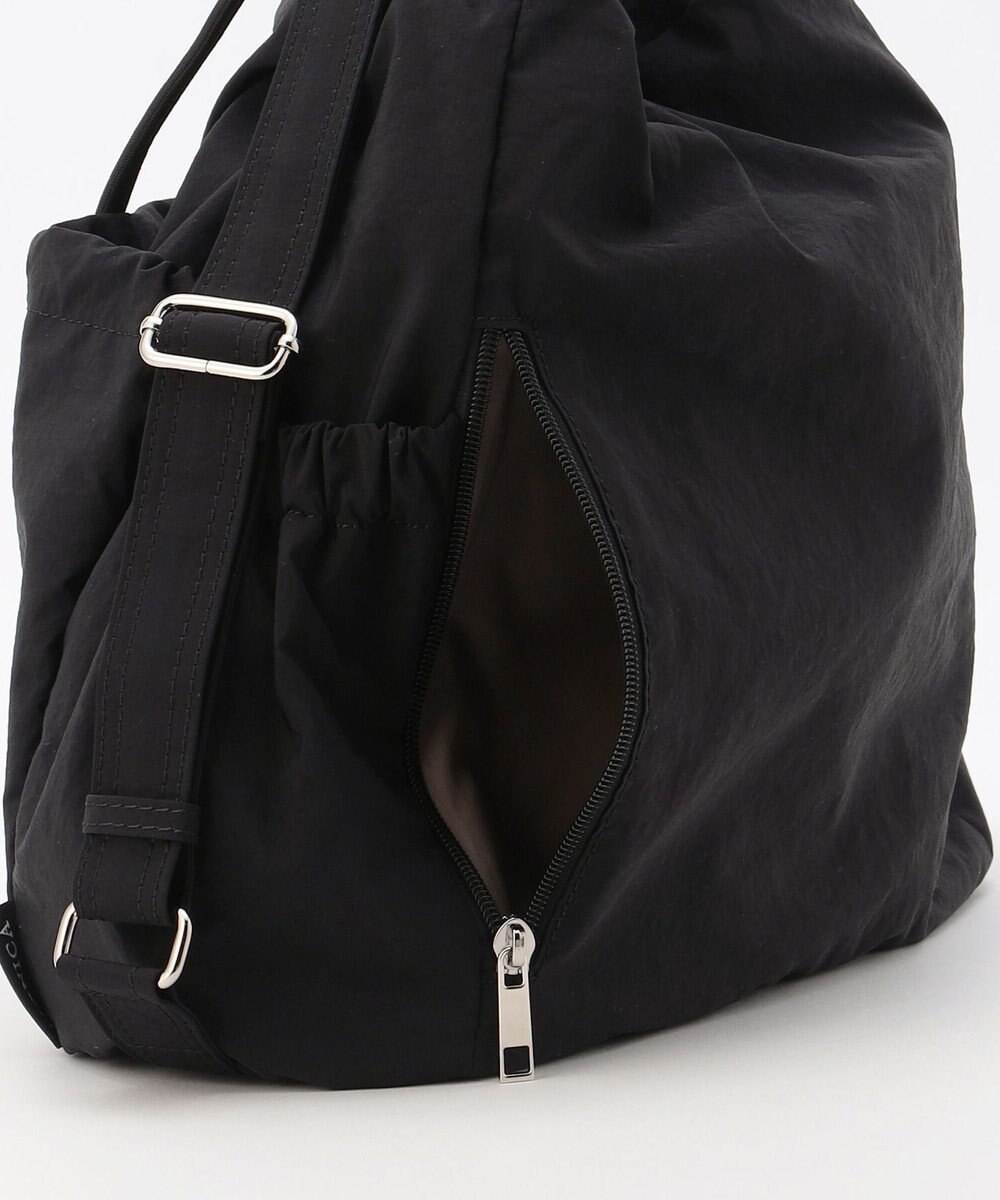 LA BAGAGERIE 【MONICA】クリンクルナイロン　ドロスト2WAYバッグ 