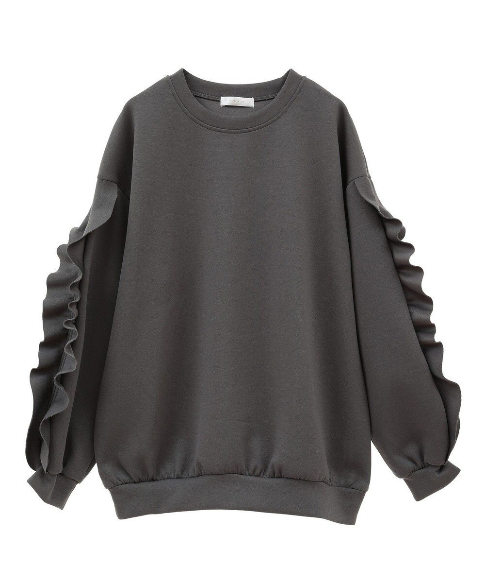 Green Parks ・ｓｗｉｎｇ　ｂｙ　フリルスリーブプルオーバー 