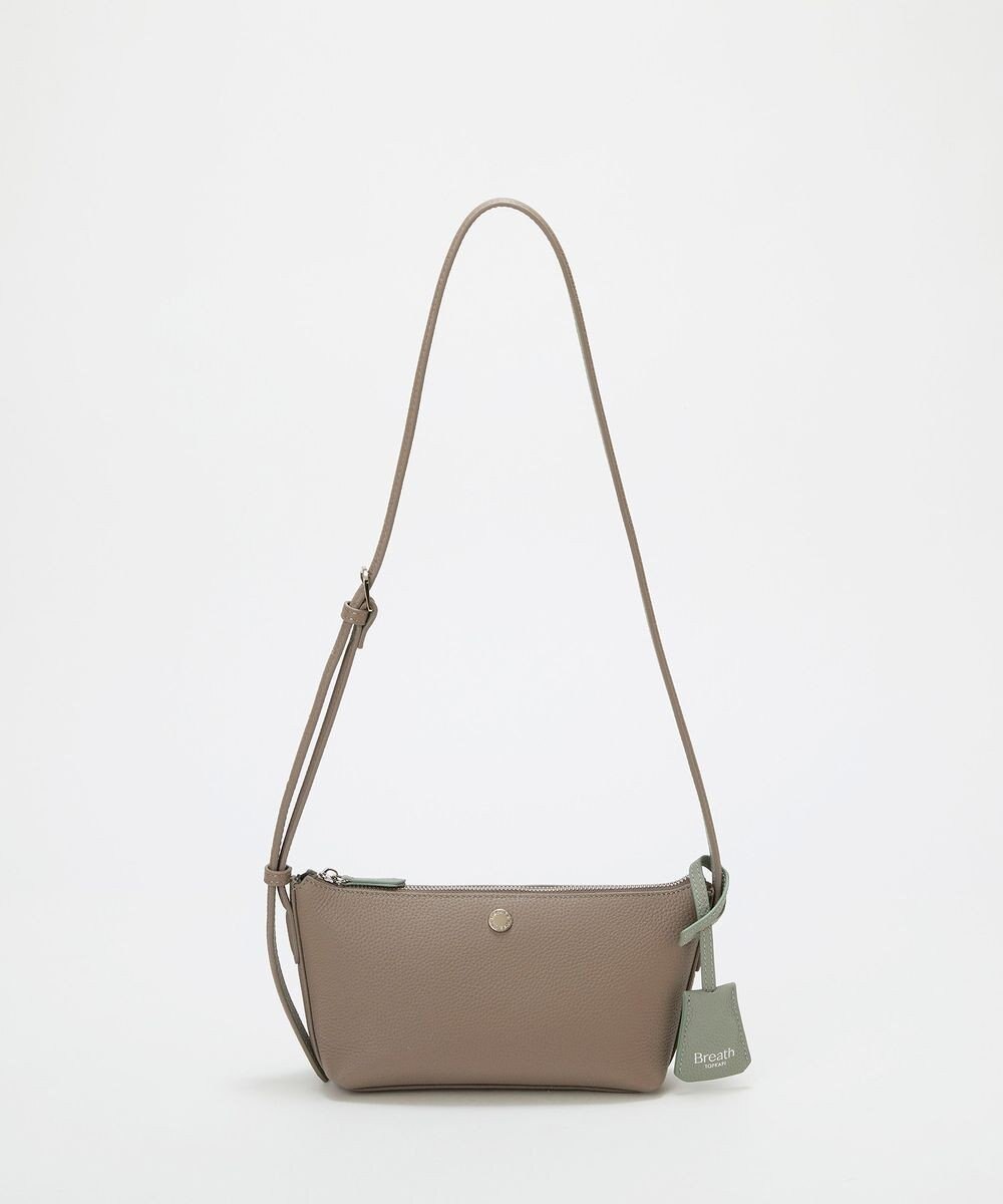 TOPKAPI 【Breath TOPKAPI】DUAL デュアル シュリンクレザー バイカラー ミニ ショルダーバッグ チャーム付き 