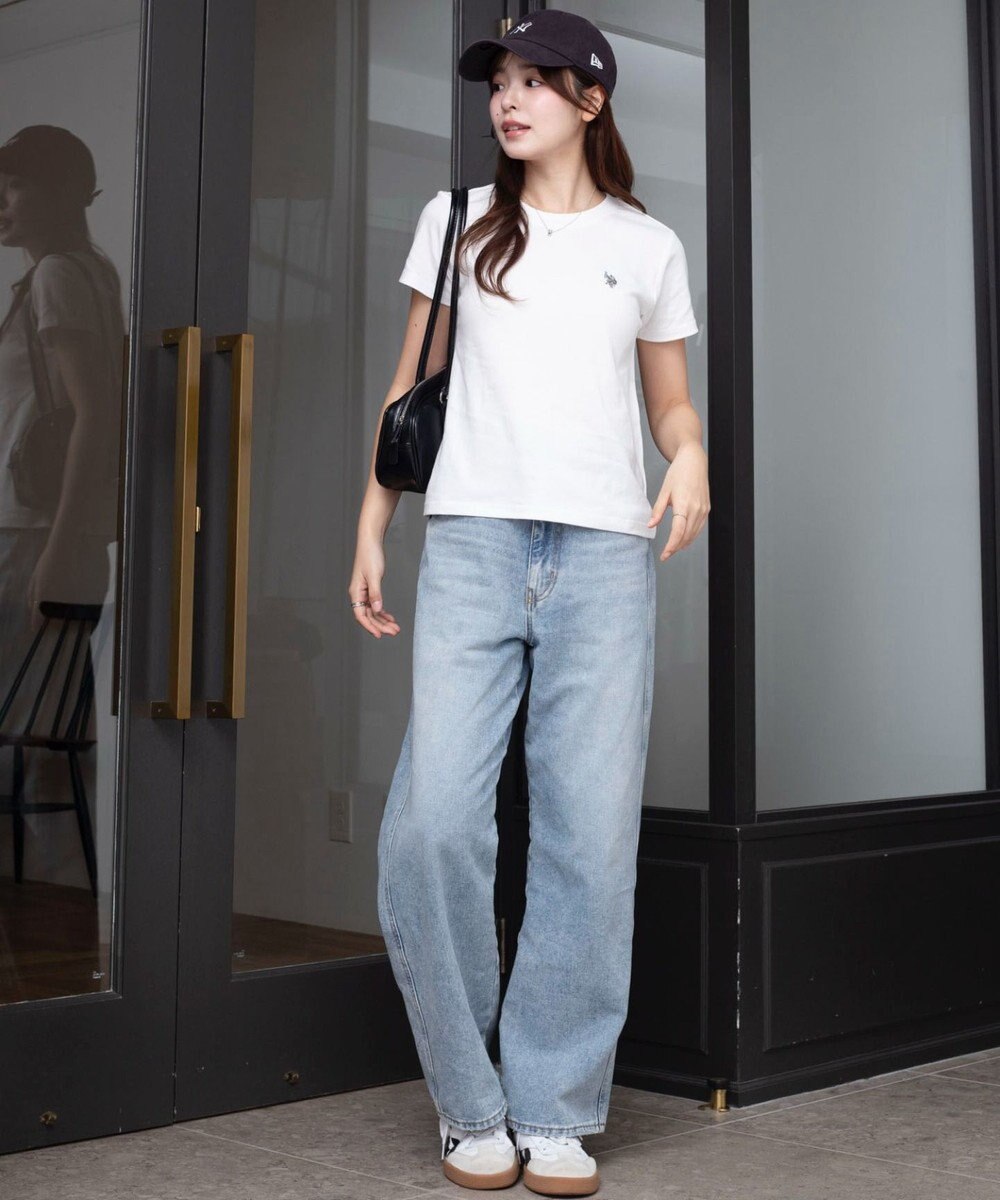 WEGO 【SMLサイズ展開】U.S. POLO ASSN.別注コンパクトTシャツ 