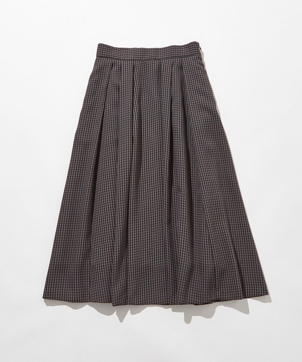 組曲 【洗える・4色展開】ウーステッドライクギャバ スカート 