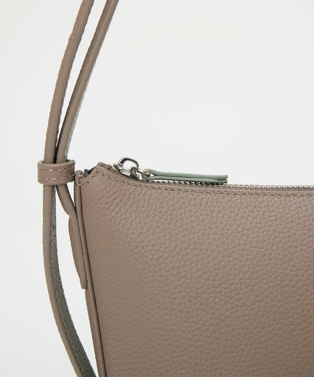 TOPKAPI 【Breath TOPKAPI】DUAL デュアル シュリンクレザー バイカラー ミニ ショルダーバッグ チャーム付き 