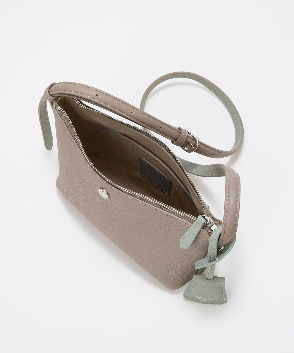 TOPKAPI 【Breath TOPKAPI】DUAL デュアル シュリンクレザー バイカラー ミニ ショルダーバッグ チャーム付き 
