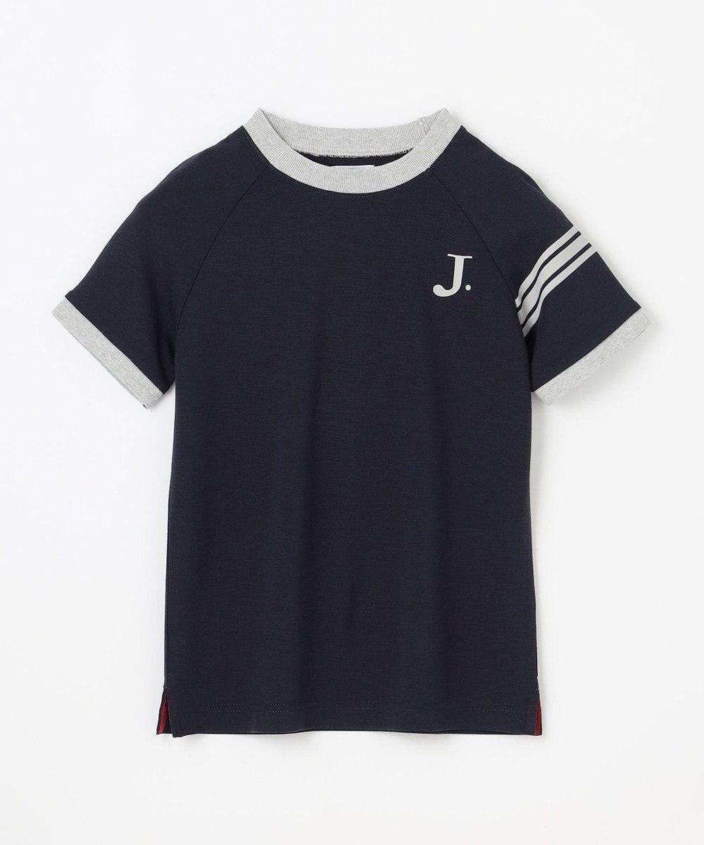 J.PRESS KIDS 【吸水速乾】【100-130cm】ポンチローマ ラグランＴシャツ 